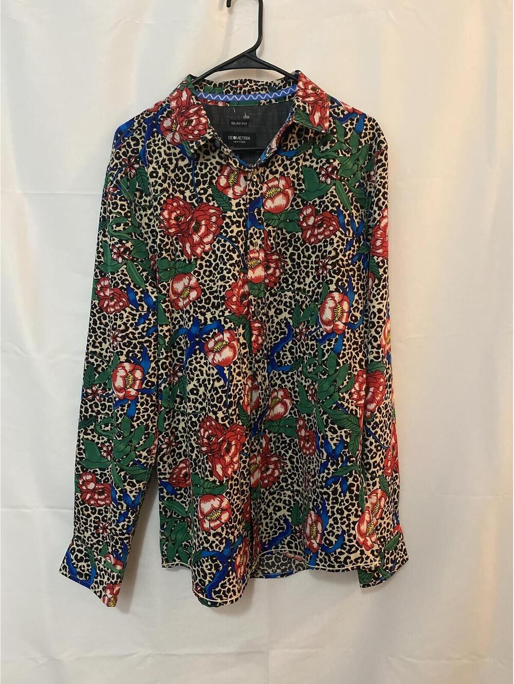 Geometrix Floral Print Men’s Size L